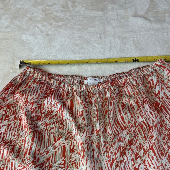 Elegant MILEY + MOLLY Red and White Women's PJ Lingerie Set Size X-Large Hot! - Picture 14 of 15
